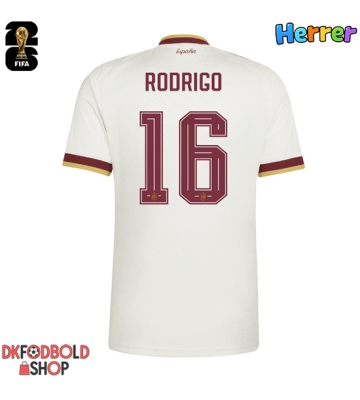 Spanien Rodri Hernandez #16 Udebanetrøje VM 2026 Kort ærmer